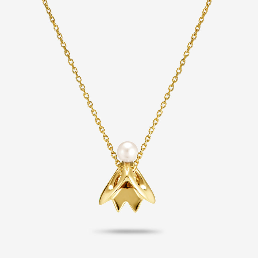 Hope Pendant - Yellow gold and diamonds