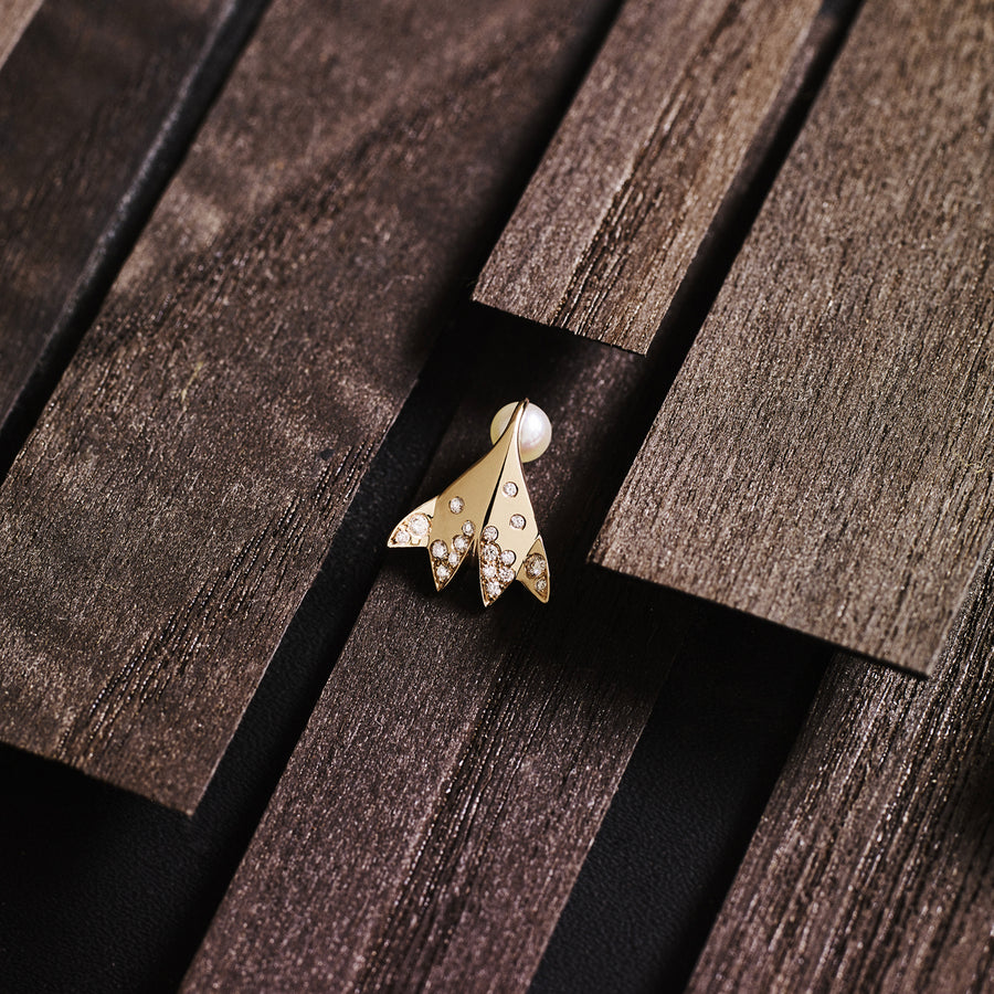 Pendentif Hope  - Or jaune et diamants