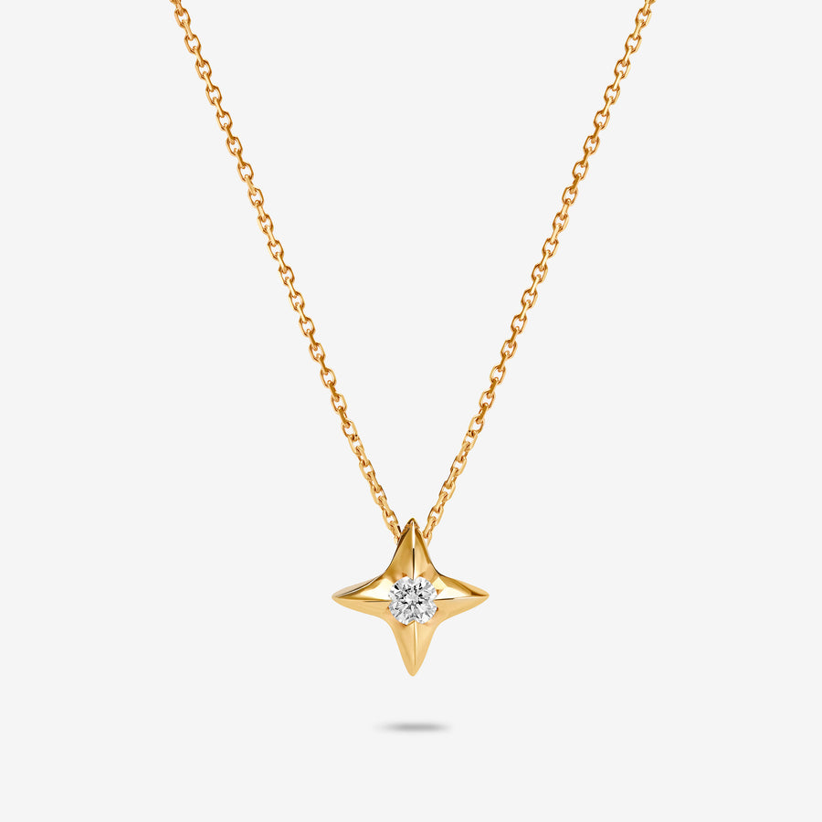 Pendentif Stardust or jaune